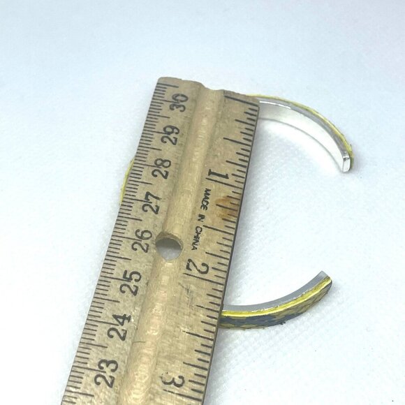 Rustic Cuff Python Print Bangle Bracelet Yellow Green Snake Reptile Nature - Picture 4 of 6